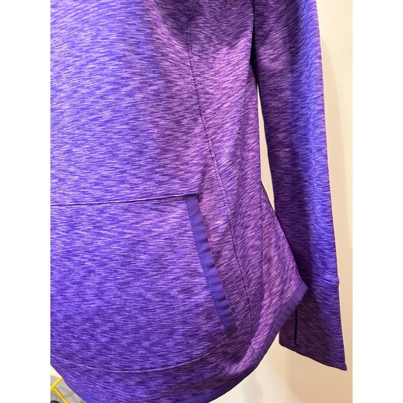 Athleta Triumph Hoodie #54023 Purple Size Small Thimb Holes - Picture 3 of 7